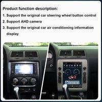 Radio Tesla Style untuk Dodge Challenger 2008-2014, Pemutar Audio Mobil Android Layar Vertikal, Upgrade Head Unit Navigasi GPS