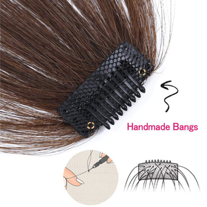 Bán Buôn Giá Nâu Wispy <span class=keywords><strong>Bangs</strong></span> Tóc Mảnh Cổ Phiếu Lớn Remy Tóc <span class=keywords><strong>Bangs</strong></span> Với <span class=keywords><strong>Fringe</strong></span> Clip-Trong Con Người Tóc <span class=keywords><strong>Bangs</strong></span> - Product Image 3