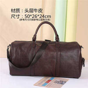 <span class=keywords><strong>2022</strong></span> nueva bolsa de equipaje de gran capacidad de cuero de primera capa bolsa de equipaje <span class=keywords><strong>viaje</strong></span> de negocios para hombres - Product Image 2