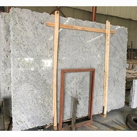 Dalle de granit blanc rose poli à taches claires pour comptoir de cuisine, meuble-lavabo, revêtement mural, projets de villas et d'hôtels