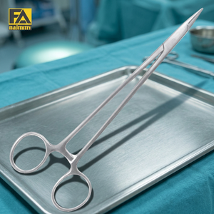 Porte-aiguille Crile-Murray en acier inoxydable, modèle fin, instrument chirurgical manuel, utilisation en chirurgie générale - Product Image 4