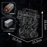 Mould King 10234 MOC City Sports Car Engine Assembly Model Kits Bricks Christmas Gift for Adults 772pcs Building Blocks Setes