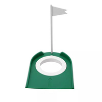 Coupes de putting de golf avec drapeau, en plastique, pour l'entraînement, portables toutes directions, kit d'entraînement au putting, aides à l'entraînement de golf