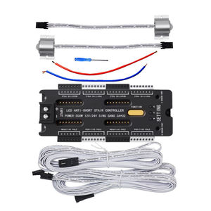 Controlador de Escaleras ES32 con Protección Contra Cortocircuitos, Sensor PIR, Regulador de Tiras LED de 32 Canales, 5V 24V, Controlador de Iluminación Interior para Escaleras - Product Image 6