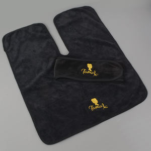 Serviette en microfibre personnalisée en forme de U pour esthéticienne cosmétologue, massothérapie - Product Image 6