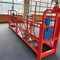 Nacelle Électrique Galvanisée pour Travaux Aériens sur Façades de Bâtiments et Pulvérisation