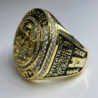 Bague Commémorative de la Rétirement de Kobe Bryant FH 2016, Plaqué Or, Cuivre, Zircon, Tendance, pour Cadeau de Fiançailles, Fête, Anniversaire