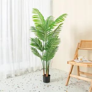 户外装饰用塑料发光假花木人造棕榈树植物假无花果树