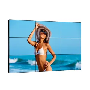 50 Inch 8mm Video Wall Indoor 4K Monitor Digital Advertising LCD Panel Splicing Screen Cabinet OEM/ODM Supply