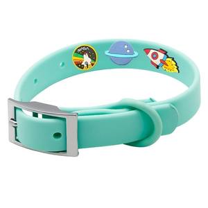 Conjunto de Correa y Collar para Mascotas de PVC Impermeable con Hebilla de Cortex Resistente a la Oxidación, Personalizable con Logotipo, Estilo Ins, para Todas las Estaciones, Lindo y Encantador - Product Image 3