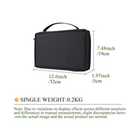 Sac de rangement électronique multi-compartiments personnalisé en gros, organiseur d'accessoires numériques de voyage, sac pour passeport et téléphone portable