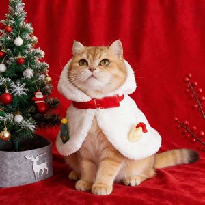 Lindo Disfraz de Perro de Navidad con Capa de Nieve, Ropa de Invierno para Mascotas, Accesorio de Vestimenta de Dibujos Animados para Perros - Product Image 3