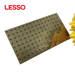 แผ่นโลหะตกแต่งลายสลักแบบนูน  ทำจากสแตนเลสสตีล  ขนาด 4x8 ฟุต  ยี่ห้อ <span class=keywords><strong>LESSO</strong></span>  ทนทานต่อการกัดกร่อน เหมาะสำหรับโรงพยาบาลและคลังสินค้า - Product Image 6