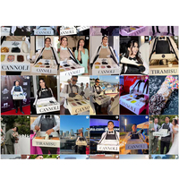 Nouveau Plateau de Service Portable en Métal pour Fêtes et Desserts, Présentoir Alimentaire à Bandoulière pour Mariages, Cocktails et Traiteur
