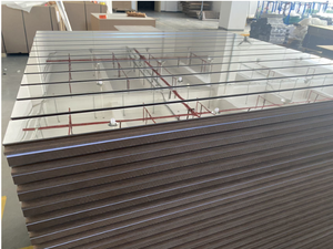 Paneles de MDF ranurados Keway listones decorativos de pared de aluminio para exhibición de tienda - Product Image 4