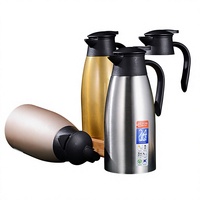 Carafe isotherme à double paroi en acier inoxydable 304, design moderne et minimaliste, pour café et eau chaude, usage domestique et hôtelier