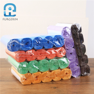 5 rollos, 1 paquete de 100 Uds., bolsa de basura desechable para el hogar, almacenamiento de cocina, bolsas de basura, bolsa de basura de limpieza, bolsa de plástico, 5 rollos 1 Pa - Product Image 4