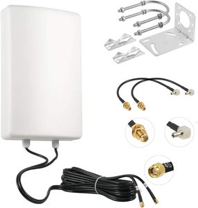Antena Celular LK24 de Doble Puerto 4G/5G de Alta Ganancia 12dBi Plana de Banda Ancha 698-2700MHz, Impermeable IP67, Transmisión Estable de Alta Velocidad - Product Image 3