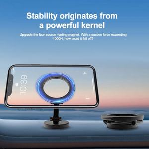 Support de téléphone magnétique universel pour voiture, rotation à 360 degrés, pliable, tableau de bord, support de téléphone portable, support de téléphone automobile - Product Image 6