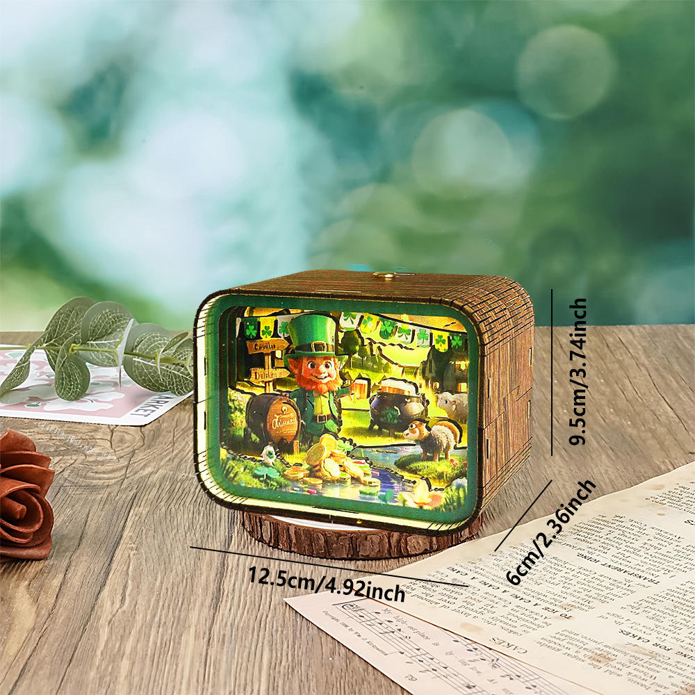 Série de festivals Nightlight, rectangulaire, vert B, carnaval sauvage.