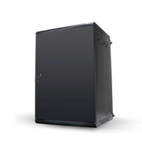 Armoire réseau en verre noir sur mesure de l'usine Ningbo Lepin, rack 42U, armoire murale 19 pouces pour serveurs de centre de données