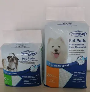 Almofada descartável para fazer xixi de animais de estimação, almofada de treinamento para filhotes de cachorro, fábrica chinesa, preço por atacado