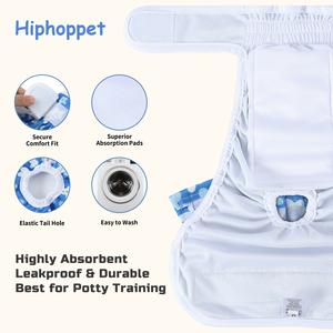 Couches <span class=keywords><strong>pour</strong></span> chiens réutilisables, couches lavables de qualité supérieure <span class=keywords><strong>pour</strong></span> chiens, hautement absorbantes, couches <span class=keywords><strong>pour</strong></span> petits chiens <span class=keywords><strong>pour</strong></span> l'incontinence et la chaleur - Product Image 6