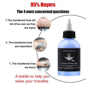 Gel di soluzione per la pelle del tatuaggio a tuffo per macchina per trasferimento di carta sapone forniture per tatuaggi tatuaggio stencil Transfer stick Gel per crema - Product Image 6