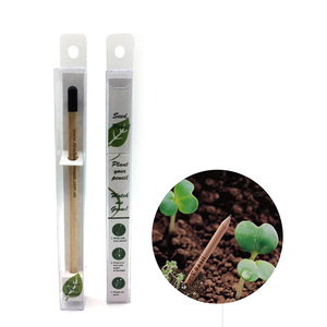 Raco pour Ensemble de Crayons Plantables Mini en Bois Naturel avec Logo Imprimable - Product Image 3