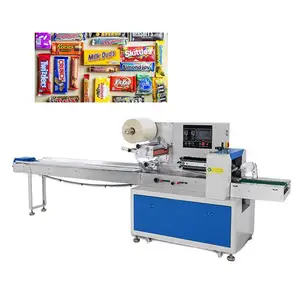 High quality bread vegetable mint candy packaging machine horizontal pillow packing machine