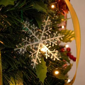 Árbol de Navidad de PVC con Luces LED de Alta Calidad, Diseño de Piñas, Lazos y Copos de Nieve para Decoraciones Festivas del Hogar - Product Image 2