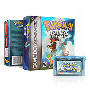 ตลับเกม USA Version EMERALD SEAGLASS RTC Flash cart Real Time Clock สำหรับเครื่องเล่นเกม GBA ภาษาอังกฤษ - Product Image 3