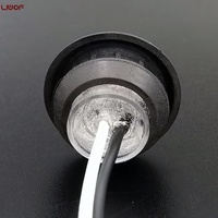 Feu de position latéral LED 3/4 "avec prise et faisceau de câbles à 2 broches | Kit de feux de dégagement de camion de remorque Plug-and-Play