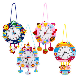 นาฬิกาการ์ตูนยูนิคอร์นทำเองจากผ้าสักหลาด - Product Image 2