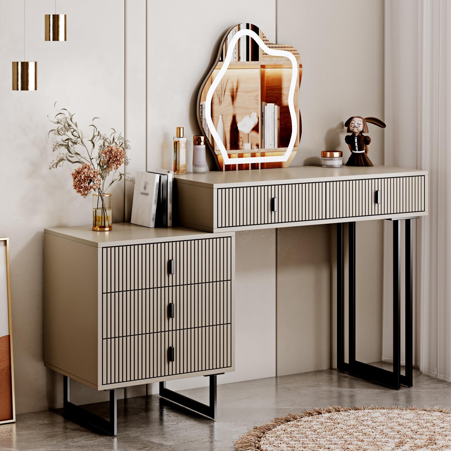 sachin and babi light blue dress Grey Dressing Table