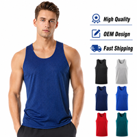 Canotta Unisex Premium in Tessuto a Rete, Design Personalizzato OEM con Logo Stampato, Asciugatura Rapida, Traspirante, Leggera per Allenamento e Corsa