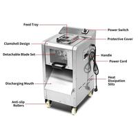 Trancheuse à viande verticale en acier inoxydable SQ600 pour bœuf, porc, agneau et poulet, lame amovible de 3 mm, 4 mm, 5 mm