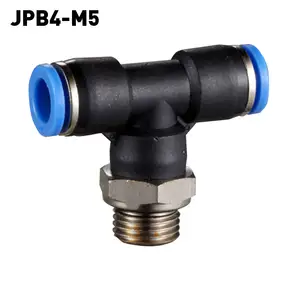 JPB4-M5 Pneumático Push In Montagem Masculino Elbow Conector do Tubo de Ar