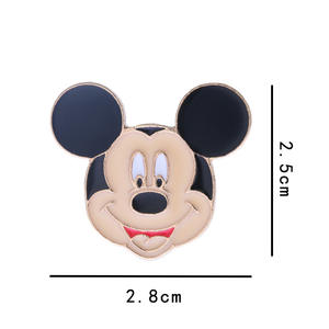 Zy3180c क्लासिक कार्टून चरित्र बैज व्यक्तित्व ब्रोच y सजावटी बैकपैक कपड़े बैज लैपल पिन कस्टम धातु बैज - Product Image 5