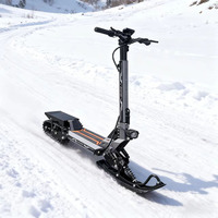 Moto de Nieve Eléctrica de Diseño Familiar Kangshi para Aventuras Invernales con Capacidad de Carga de 100 kg, 48 V, Bocina y Faro - Trineo para Exteriores