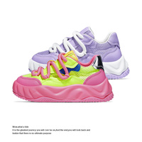 Chaussures de marche décontractées tendance, baskets épaisses et confortables de créateur, unisexe, plateforme, respirantes, semelle épaisse, style running