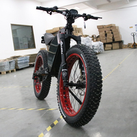 Vtt électrique à Suspension complète, moteur de 72V 3000W, pneus larges B52