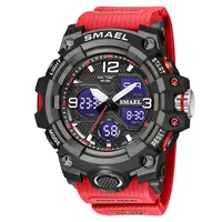Smael 8008 Analoge Horloge Heren Sport Horloge Kleurrijke
