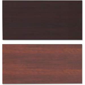 Plateau de table rectangulaire réversible en stratifié Alera 47,63 x 23,63 Cerisier moyen/Acajou pour tables de conférence - Product Image 2