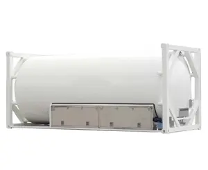Approvisionnement d'usine ISO 20M3 T75 Réservoir de conteneur de gaz d'argon liquide