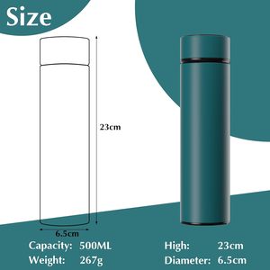 Personalized Luxury Smart Temperature Vacuum Insulated Stainless Steel Drink <b>Bottle</b> with Touch Screen Lid-Business Gift - Product Image 2