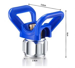 Airless <b>Paint</b> Sprayer Tip Guard Nozzle Seat Nozzle Replacement Airbrush Spray Gun Accessories 7/8 Inch Holder Spraying Machine - Product Image 2