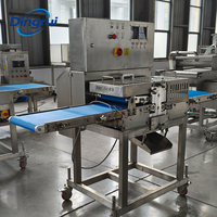 Machine à trancher la viande de hamburger automatique à grande capacité en acier inoxydable, à moteur, facile à utiliser pour un usage industriel