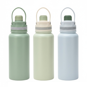 Bouteille d'eau isotherme <span class=keywords><strong>Oudon</strong></span> 2026 Fashion 800ml à double paroi en acier inoxydable 304 avec affichage de la température et couvercle magnétique à poignée - Product Image 1