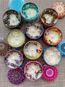Bougies parfumées en cristal, expédition gratuite, cadeau de Surprise caché, astrologique, avec Bracelet en pierre, vente en gros - Product Image 3